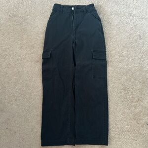 Hollister 000 black cargo pants